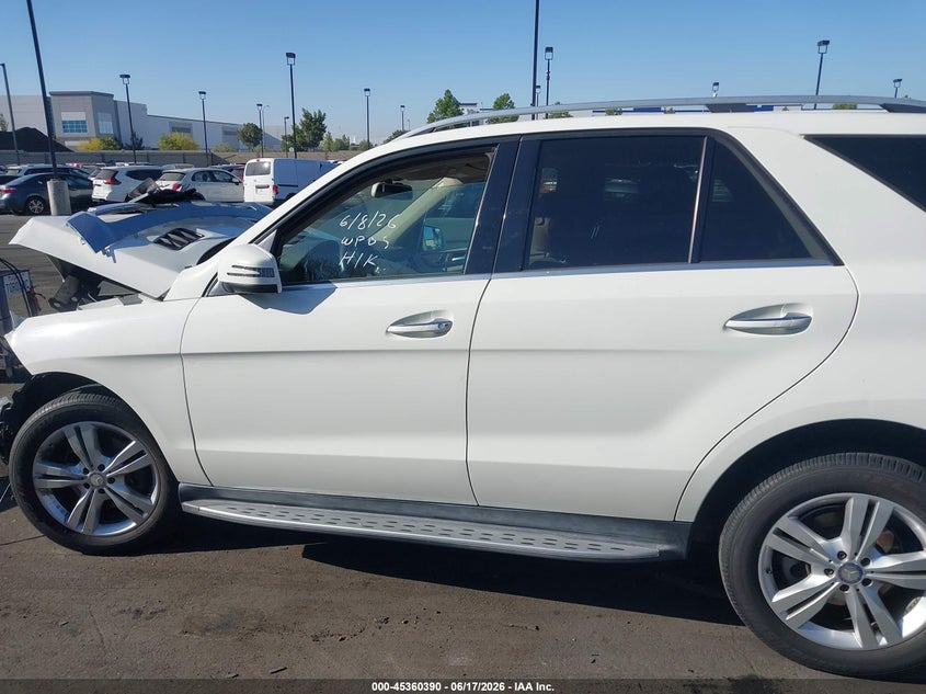 2013 Mercedes-Benz Ml 350 VIN: 4JGDA5JB6DA227703 Lot: 45360390