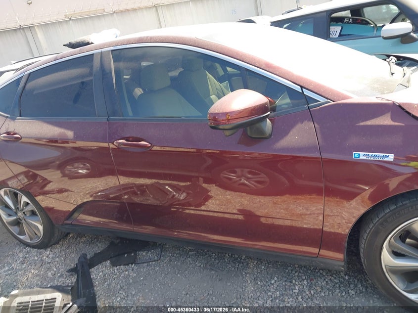 2018 Honda Clarity Plug-In Hybrid Touring VIN: JHMZC5F34JC000238 Lot: 45360433