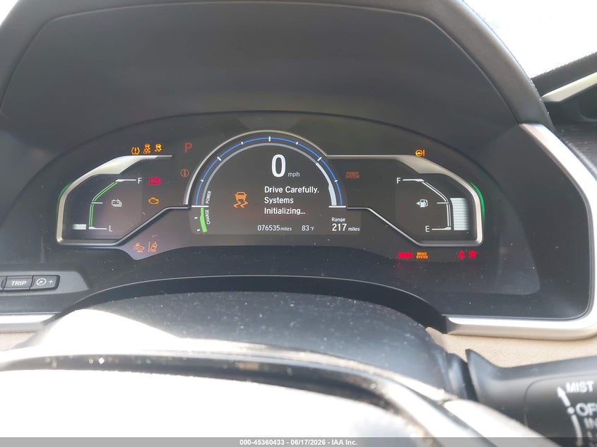 2018 Honda Clarity Plug-In Hybrid Touring VIN: JHMZC5F34JC000238 Lot: 45360433