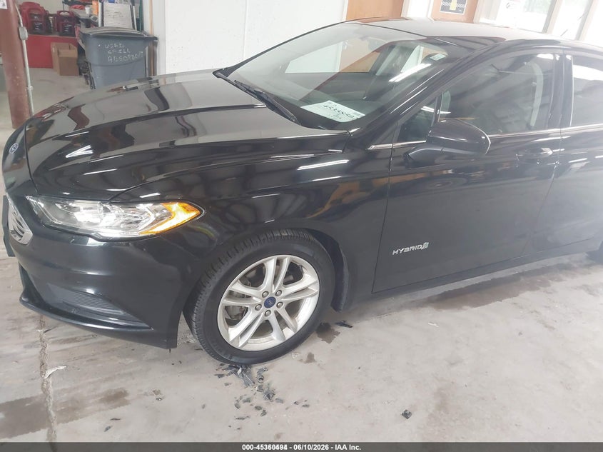 2018 Ford Fusion Hybrid S 3FA6P0UU3JR100412 photo 1