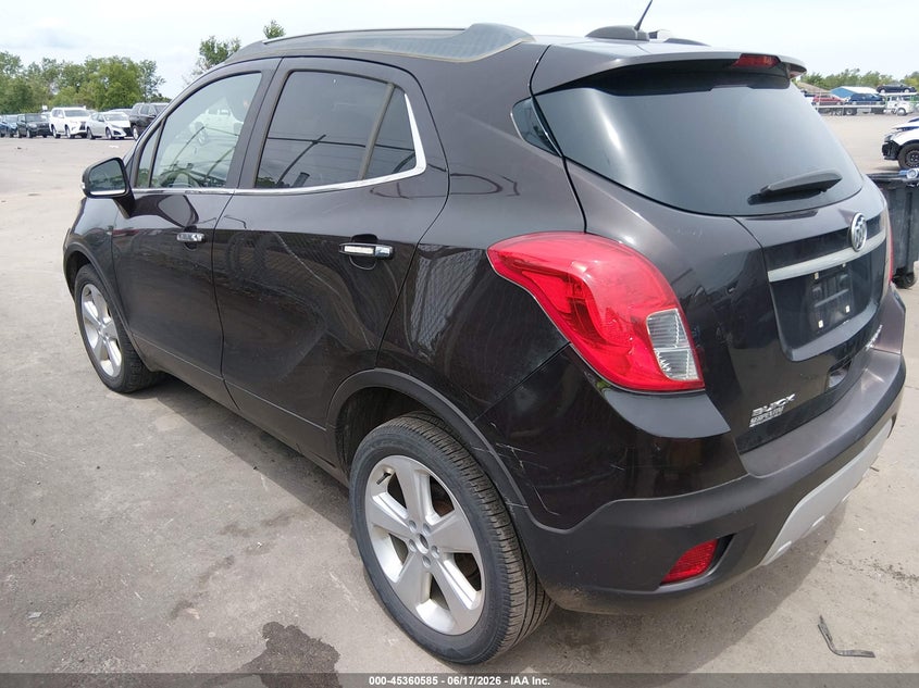 Vin: kl4cjbsb7gb737418, lot: 45858546, buick encore convenience 20163