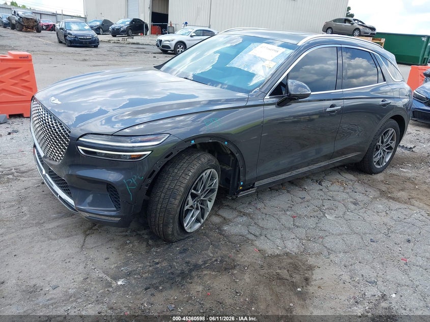 Vin: kmumadtb1nu059624, lot: 45858559, genesis gv70 2.5t awd 20222