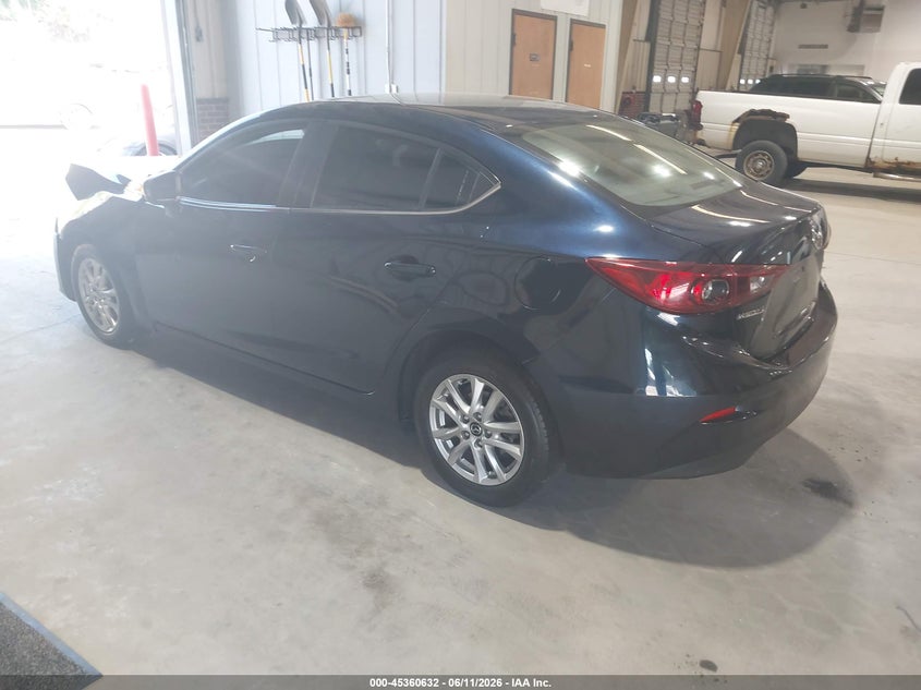 Vin: jm1bm1u76g1324617, lot: 45858593, mazda mazda3 i sport 20163