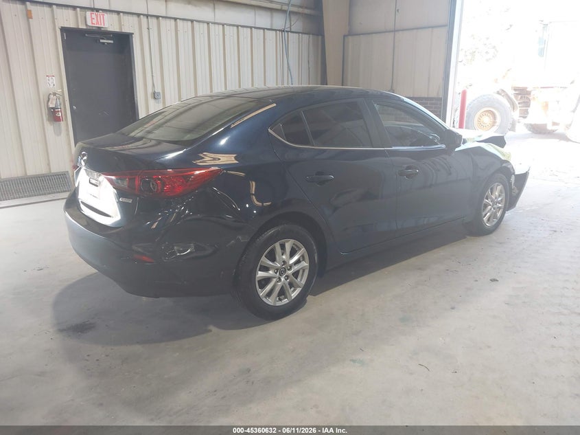 Vin: jm1bm1u76g1324617, lot: 45858593, mazda mazda3 i sport 20164