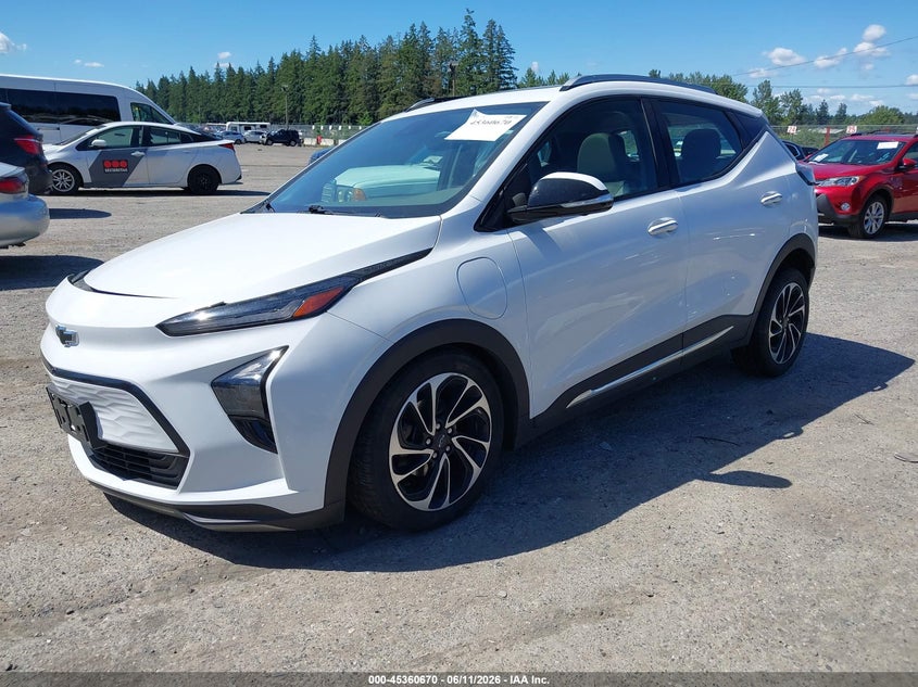 Vin: 1g1fz6s00n4110653, lot: 45858631, chevrolet bolt euv fwd premier 20222
