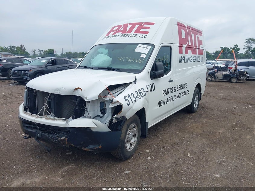 2020 NISSAN NV CARGO NV3500 HD auction photo 2