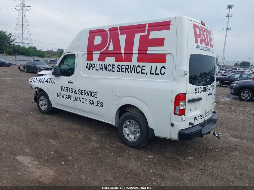 2020 NISSAN NV CARGO NV3500 HD auction photo 3