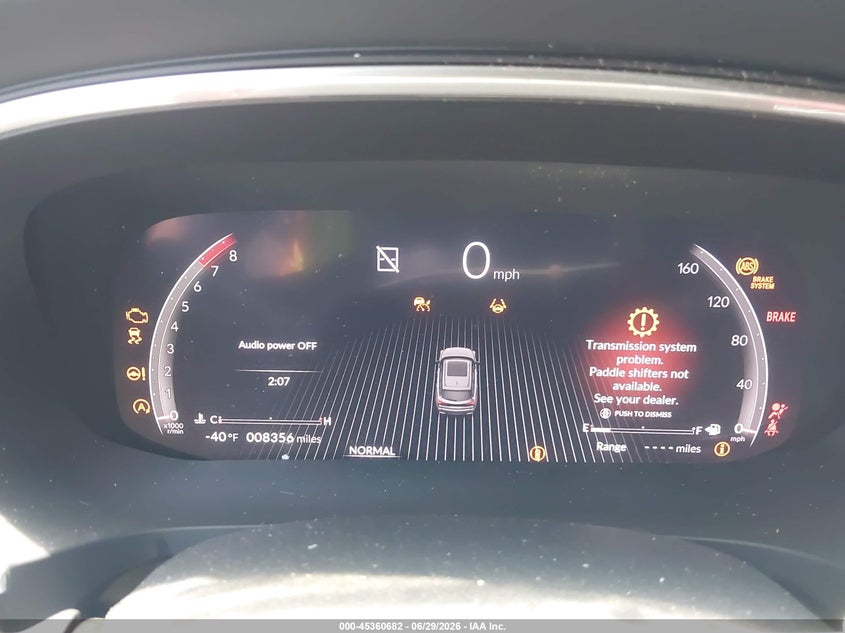 ACURA MDX 2025 VIN 5J8YE1H07SL029996
