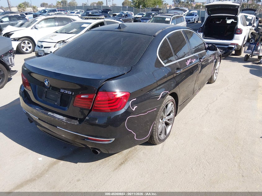 Vin: wba5b1c55ed478053, lot: 45858644, bmw 535i 20144