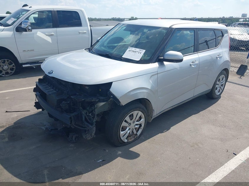 Vin: kndj23au2l7103420, lot: 45858672, kia soul lx 20202