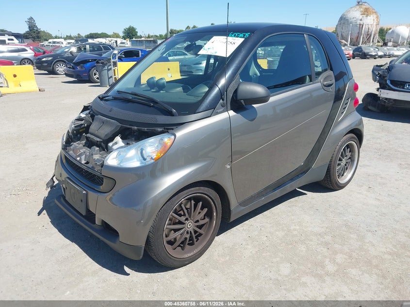 SMART FORTWO 2008 VIN WMEEJ31X18K140396