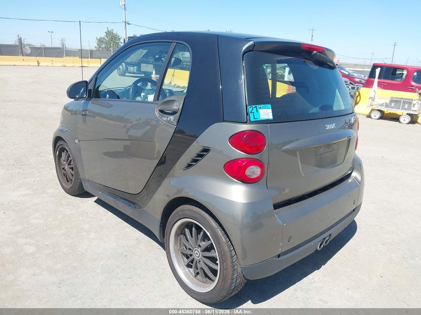 SMART FORTWO 2008 VIN WMEEJ31X18K140396