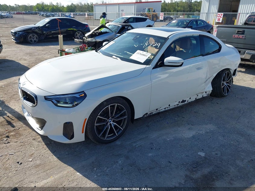 Vin: 3mw23cm09r8e18729, lot: 45858764, bmw 230i 20242