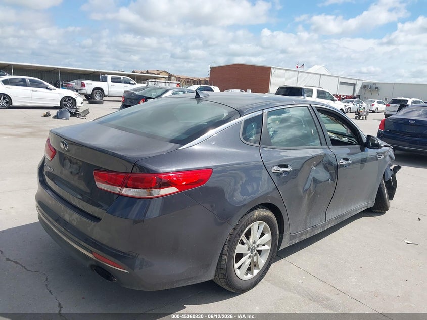 Vin: knagt4l36h5149981, lot: 45858791, kia optima lx 20174