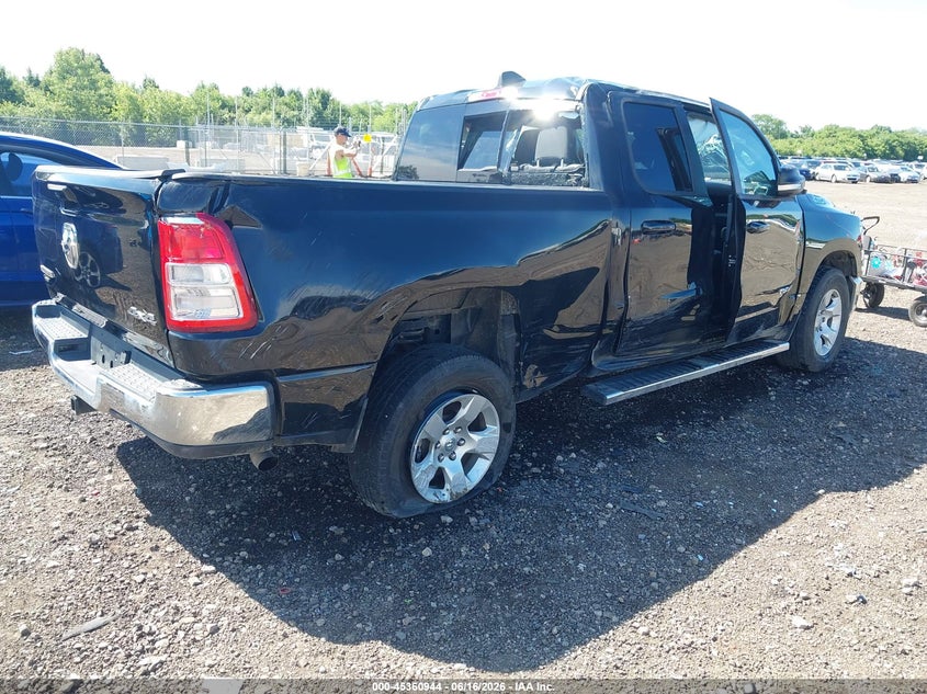 Vin: 1c6rrfbg8mn722620, lot: 45858905, ram 1500 big horn  4x4 6'4 box 20214