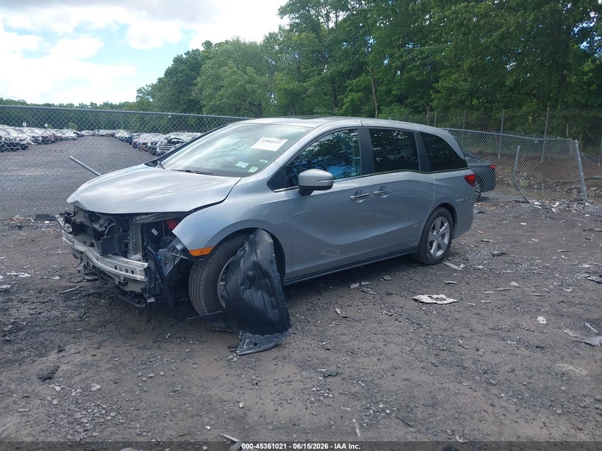 2019 Honda Odyssey Ex-L 5FNRL6H74KB110704 photo 1