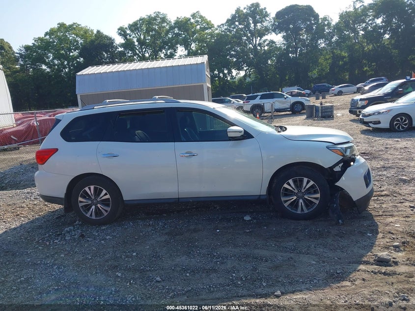 NISSAN PATHFINDER 2017 VIN 5N1DR2MN1HC650048