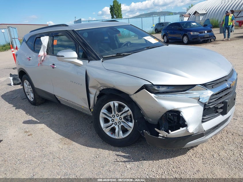 Vin: 3gnkbjrs3ms514993, lot: 45858991, chevrolet blazer awd 3lt 20211