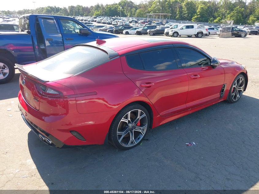 Vin: knae55lc0j6017385, lot: 45859065, kia stinger gt2 20184