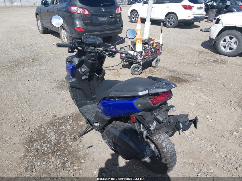2022 YAMAHA YW125 auction photo 3