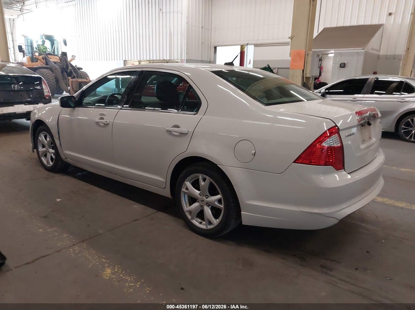 Vin: 3fahp0ja5cr187168, lot: 45859158, ford fusion sel 20123