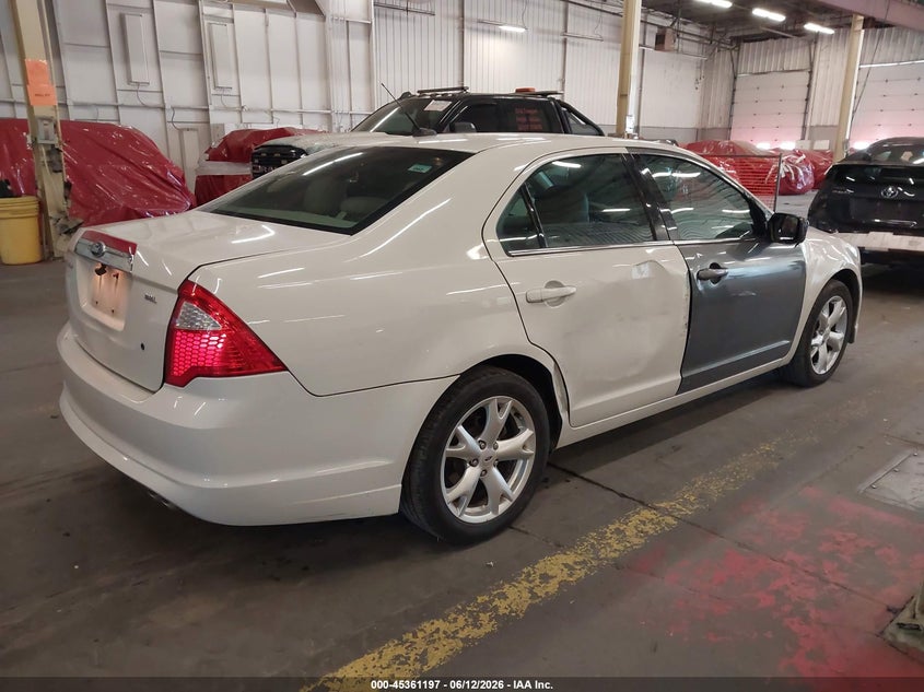 Vin: 3fahp0ja5cr187168, lot: 45859158, ford fusion sel 20124