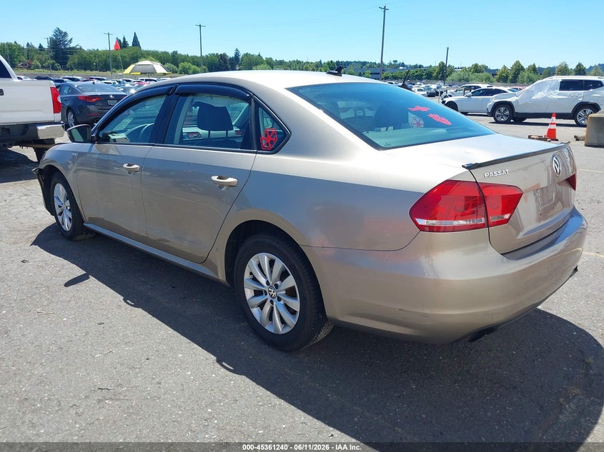 2015 VOLKSWAGEN PASSAT auction photo 3