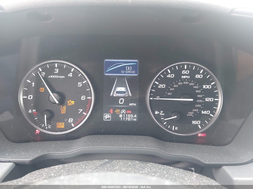 SUBARU CROSSTREK 2025 VIN 4S4GUHL64S3779160