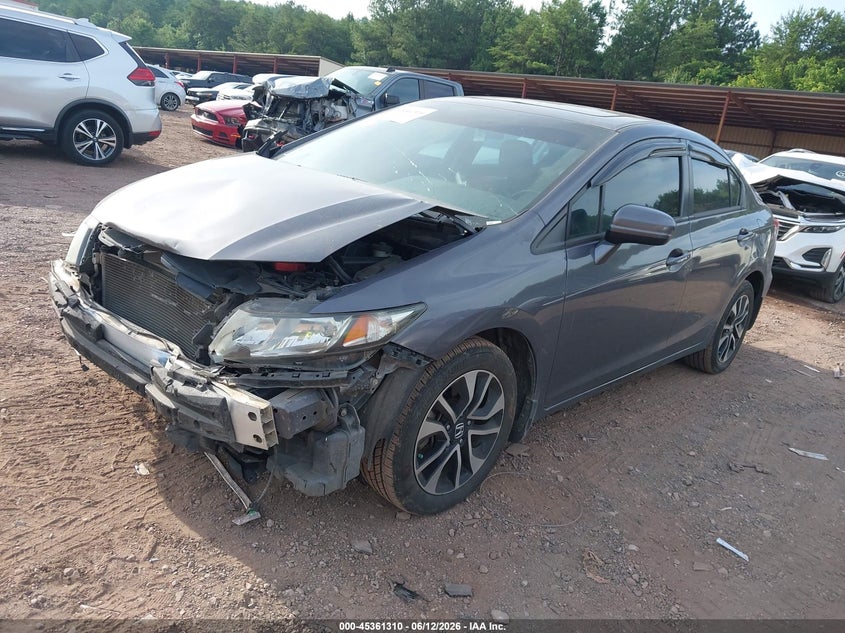 2015 Honda Civic Ex 19XFB2F81FE090112 photo 1