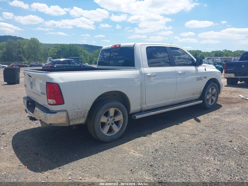 Vin: 3c6rr7lt4hg565264, lot: 45859293, ram 1500 big horn  4x4 5'7 box 20174