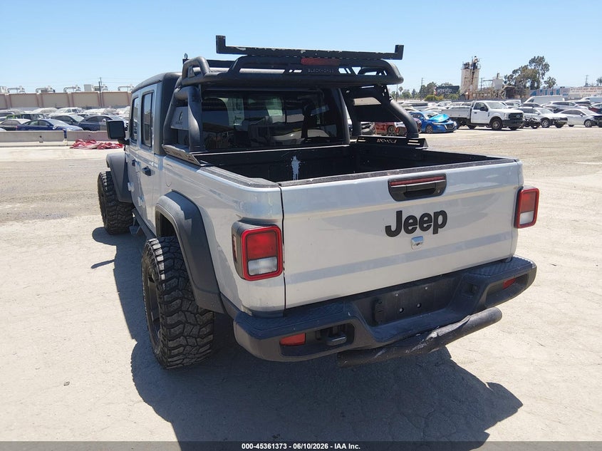 Vin: 1c6hjtag3pl561452, lot: 45859334, jeep gladiator sport s 4x4 20233
