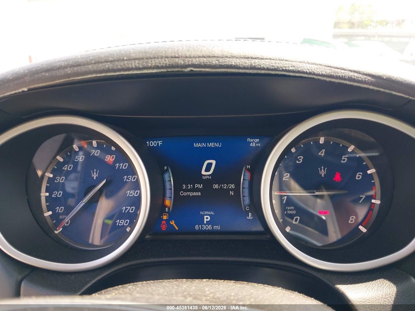 2019 Maserati Ghibli S Q4 VIN: ZAM57YTA6K1308528 Lot: 45361438