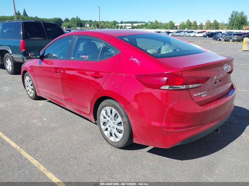 2018 HYUNDAI ELANTRA auction photo 3