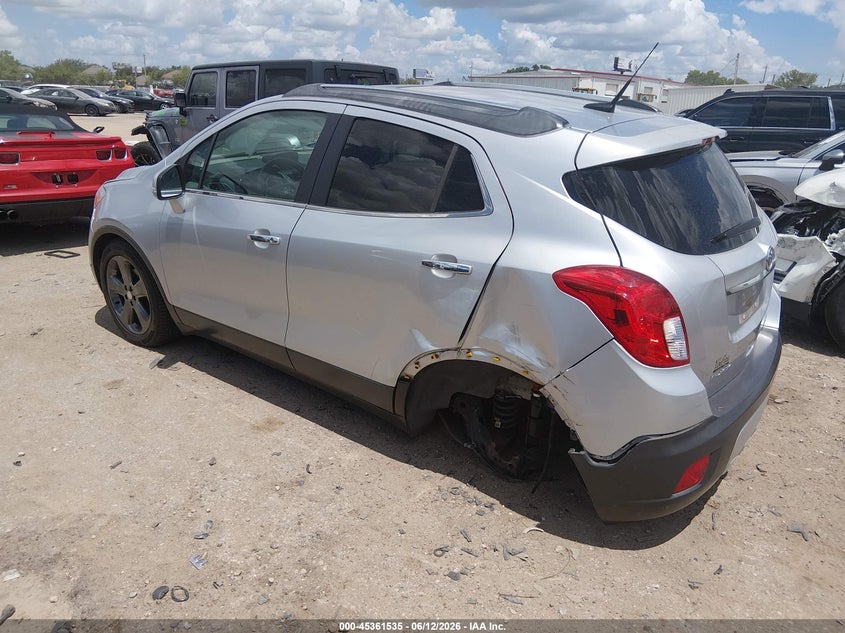 Vin: kl4cjbsb4eb684044, lot: 45859496, buick encore convenience 20143