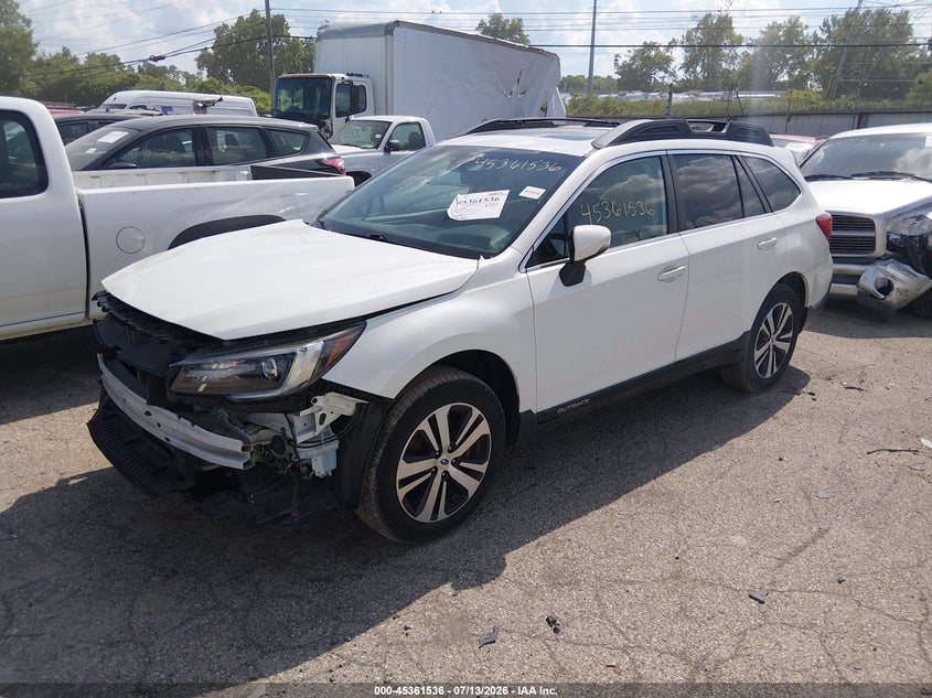 Vin: 4s4bsenc8k3255611, lot: 45859497, subaru outback 3.6r limited 20192