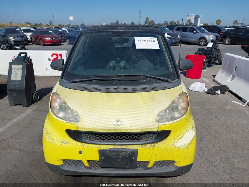 2008 Smart Fortwo Passion VIN: WMEEK31X48K176564 Lot: 45361558