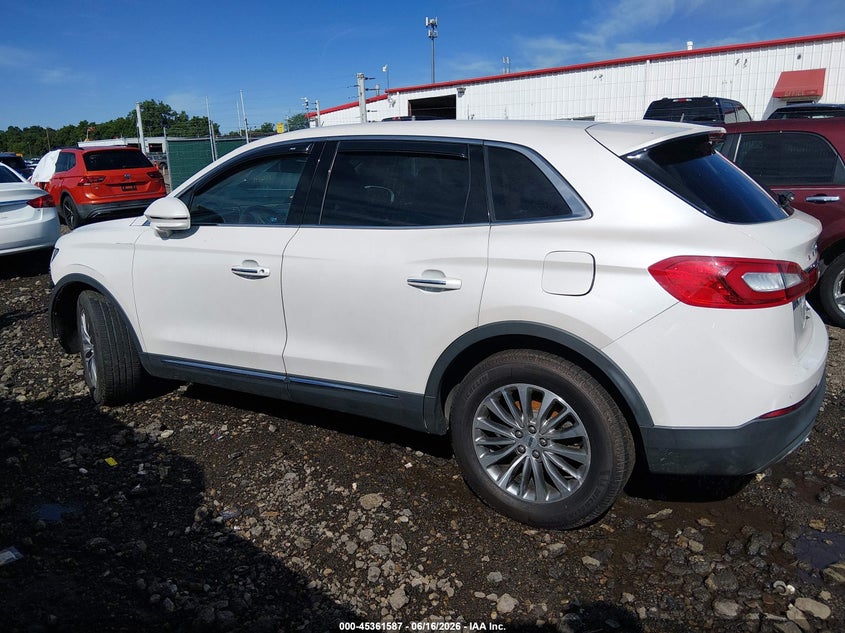 2017 Lincoln Mkx Select VIN: 2LMPJ6KR0HBL24344 Lot: 45361587