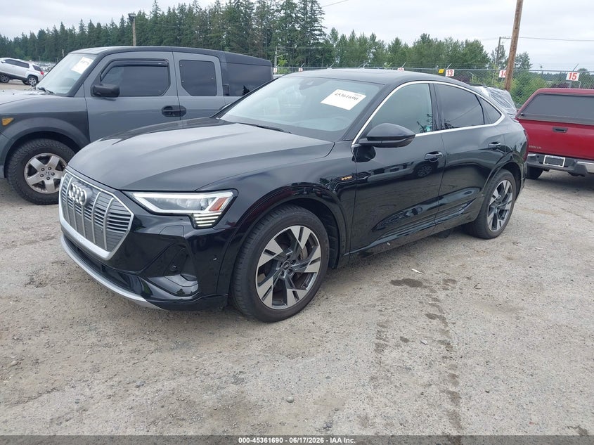 Vin: wa13aage4mb005837, lot: 45859651, audi e-tron sportback prestige quattro 20212