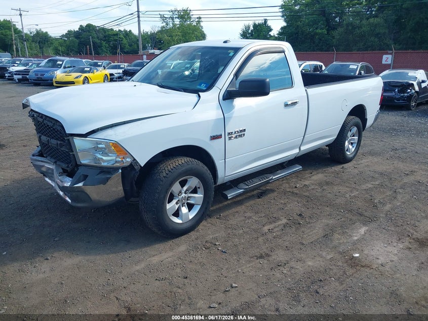 Vin: 3c6jr7etxeg200593, lot: 45859655, ram 1500 slt 20142