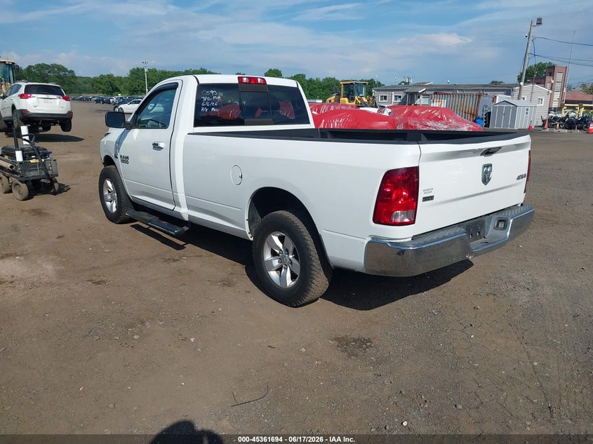 Vin: 3c6jr7etxeg200593, lot: 45859655, ram 1500 slt 20143