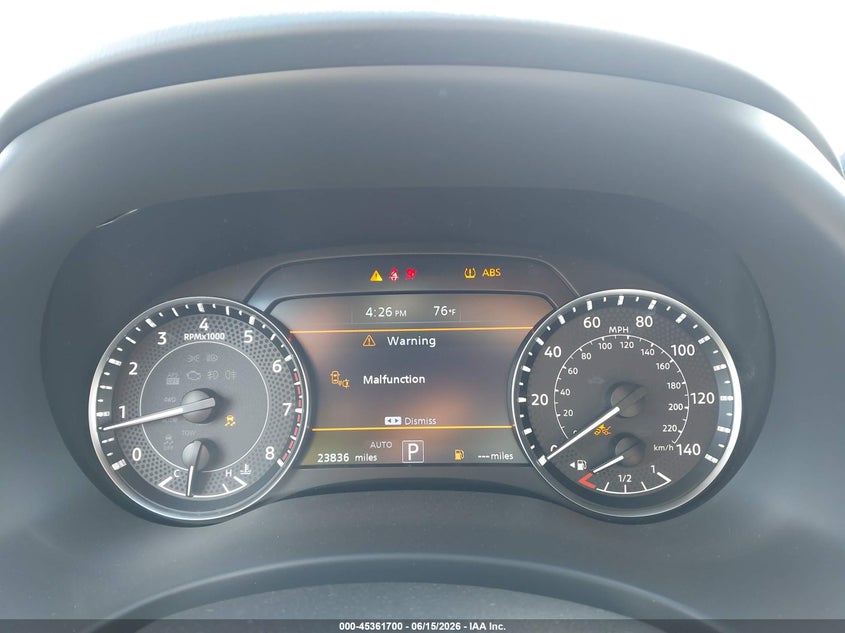 2024 Nissan Armada Sl 4Wd VIN: JN8AY2BB3R9854033 Lot: 45361700