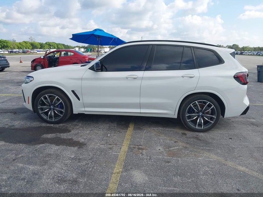 2022 BMW X3 SPORT UTILITY VEHICLE 3.0L I-6 DI, DOHC, VVT, TURBO, 382HP