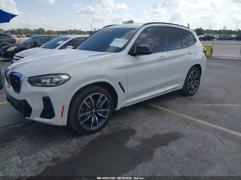 2022 BMW X3 SPORT UTILITY VEHICLE 3.0L I-6 DI, DOHC, VVT, TURBO, 382HP