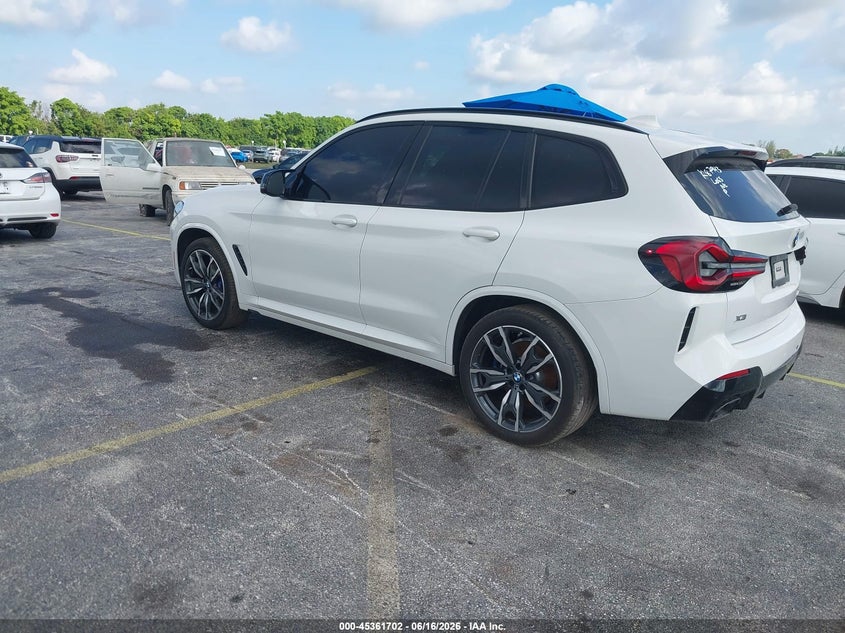 2022 BMW X3 SPORT UTILITY VEHICLE 3.0L I-6 DI, DOHC, VVT, TURBO, 382HP