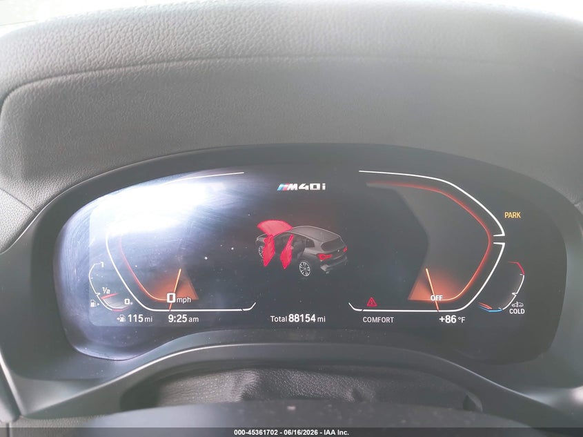 2022 BMW X3 SPORT UTILITY VEHICLE 3.0L I-6 DI, DOHC, VVT, TURBO, 382HP