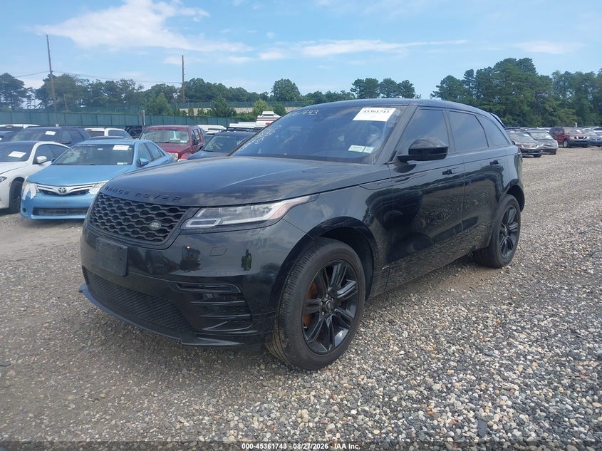 Vin: salyk2ex8la242010, lot: 45859704, land rover range rover velar p250 r-dynamic s 20202