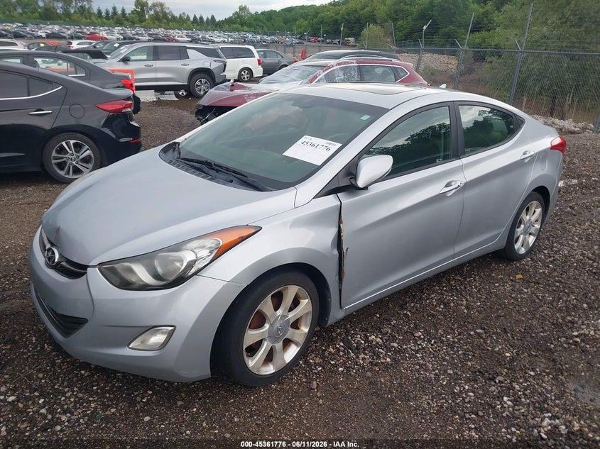 2012 HYUNDAI ELANTRA SEDAN 1.8L I-4 DOHC, VVT, 148HP