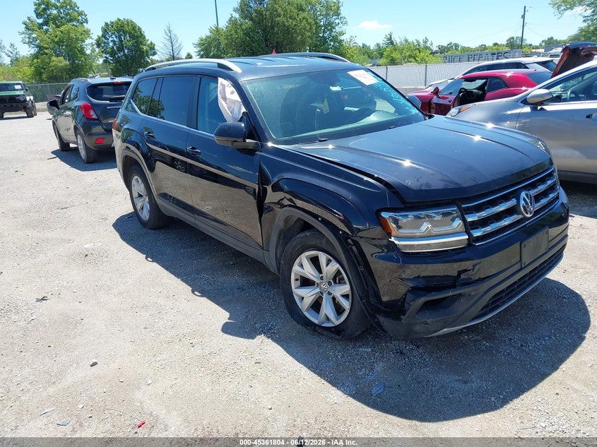 2019 VOLKSWAGEN ATLAS 3.6L V6 S