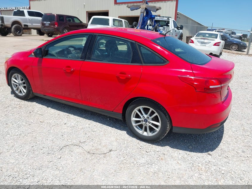 Vin: 1fadp3f24fl206846, lot: 45859803, ford focus se 20153