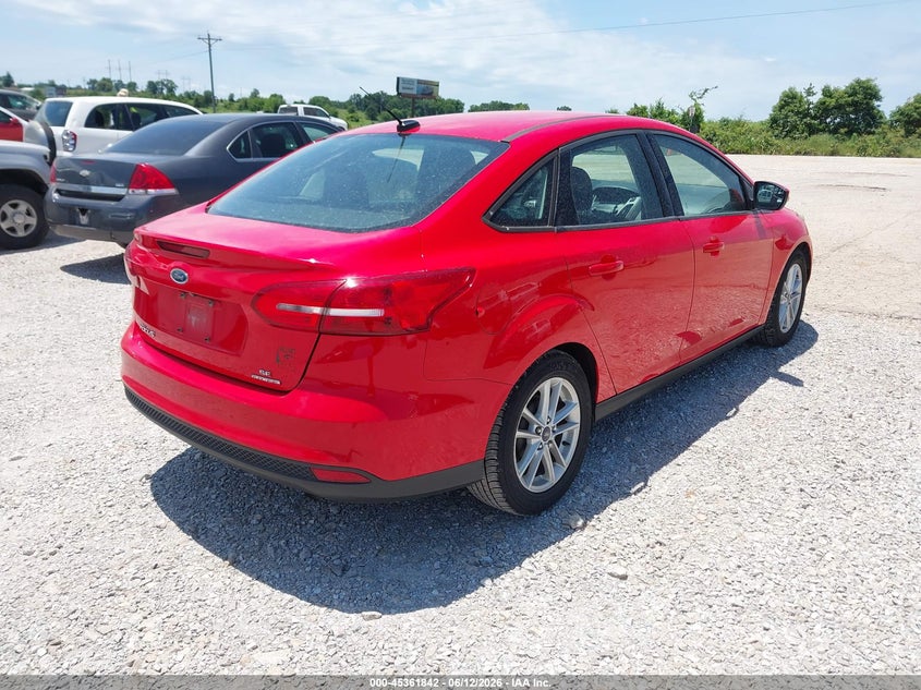 Vin: 1fadp3f24fl206846, lot: 45859803, ford focus se 20154
